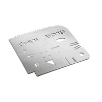 Pièces en titane usinées au Laser CNC de haute précision, OEM personnalisées, 2mm d'épaisseur pour vélo