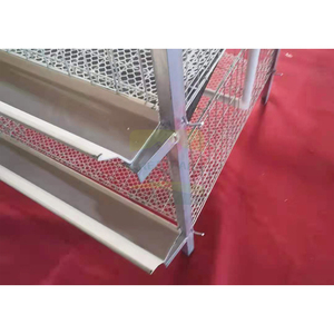 Cage à poulets de chair robuste GREAT FARM à 3 niveaux et 6 portes, galvanisée à froid, capacité 54-60 oiseaux, équipement commercial pour élevage avicole - Product Image 5