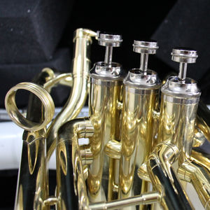 Suosaphone OEM Focustyle de niveau professionnel, corps en laiton, valves en cupronickel nickelé, cloche en plastique synthétique, suosaphone à <span class=keywords><strong>vendre</strong></span> - Product Image 5