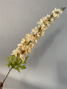 Fleurs artificielles en gros d'usine, fleurs de delphinium en soie bleue pour la décoration de mariage - Product Image 2