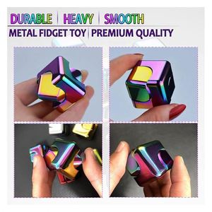 ลูกเต๋าฟิดเจ็ต EDC ระดับมืออาชีพ ยอดขายดีที่สุด สำหรับการบำบัดออทิสติก ของเล่นเสริมพัฒนาการทางประสาทสัมผัส พร้อมกล่องพกพา - Product Image 6