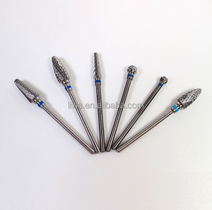 Bor Gerinda karbida Tungsten multifungsi, Kit bor karbida Multi bentuk, edisi Lab gigi untuk memoles & memahat Lab gigi - Product Image 1