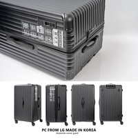 Maleta Rígida Personalizada OEM de 33 Pulgadas con Apertura Lateral, Ruedas Silenciosas con Freno, Diseño Clásico Moderno y Elegante, Gran Capacidad, TSA