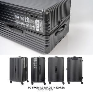 Bagages de voyage avec frein pour train, poignée télescopique en alliage d'aluminium, roues silencieuses, grande capacité - Product Image 3