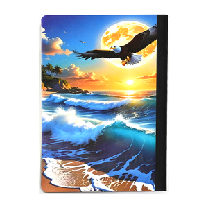 Quaderno Componibile A5 Turco all'Ingrosso con Copertina Morbida, Motivo Aquila Cervo Paesaggio Urbano, Pagine Interne a Righe, Regalo da Viaggio, per Ufficio, Confezione Multipla - Product Image 1