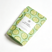 Sachet Doypack Personnalisé Imprimé Refermable avec Fermeture Ziplock pour Emballage Alimentaire, Idéal pour Concombre, Mélange d'Eau et de Snacks, Cornichons 500g