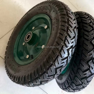 Wheelbarrow Roda Pneumática De Borracha Air Wheels para Caminhão De Mão Trolley Barrow Wheel 3.50-8 para <span class=keywords><strong>NEPAL</strong></span> - Product Image 1