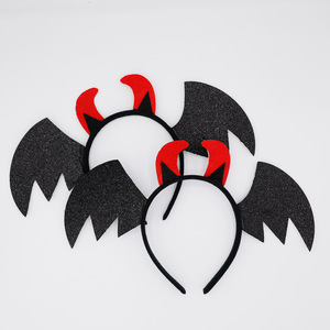 Fascia per capelli Halloween con cartone animato piccolo <span class=keywords><strong>diavolo</strong></span> <span class=keywords><strong>accessori</strong></span> transfrontalieri alla moda per feste e festival per bambini - Product Image 1