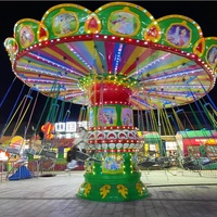Fournisseur direct d'usine : Manège à balançoire rotative pour 24 passagers, attraction Wave Swinger