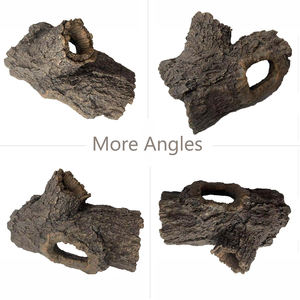 Bûche creuse <span class=keywords><strong>Aquarium</strong></span> lézard décoration habitat naturel Betta Reptile cacher accessoires de réservoir de poissons - Product Image 3