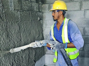 เครื่องพ่นปูน Derutu DM-Mix 100L กำลังไฟ 5.5 กิโลวัตต์ มอเตอร์แบบสองแกน สำหรับพ่นปูนซีเมนต์ คอนกรีต และฉาบปูน ระยะพ่นแนวตั้ง 30 เมตร - Product Image 5