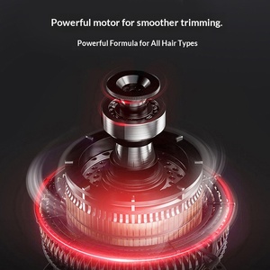 Cortapelos Eléctrico Transparente para Hombre con Peine Limitador Ajustable, Recargable por USB, Pantalla LED, Uso en Hoteles, para Barba y Cabello - Product Image 3