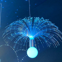 Lampe sphérique en forme de méduse, lampe LED parachute, lumières décoratives, décoration paysagère extérieure colorée