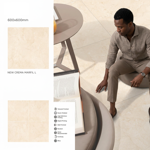 Onix Aqua Marble Effect 600x600mm Digital Glazed Porcelain Tiles Nano Polished Luxury Flooring - Product Image 6