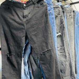 Artículo en Oferta, Jeans de Mezclilla Azul Oscuro de Diseñador, 11 oz, Jeans Rotos para Hombre, Compre en China, <span class=keywords><strong>Ropa</strong></span> Usada JackWen - Product Image 2