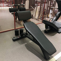 Équipement de gymnastique sportive commerciale-Presse de banc à déclin latéral ISO multifonctionnel Entraînement réglable Entraînement de force ABS plat