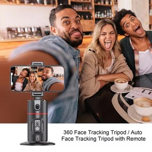 Support de Téléphone Intelligent avec Suivi Facial Automatique par IA, Rotation à 360°, Trépied Perche à Selfie Intelligent pour Diffusion en Direct - Product Image 6