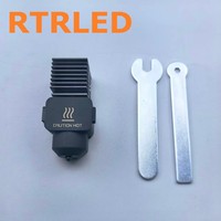 Kit Hotend untuk Printer 3D Bambu Lab A1 Mini, Komponen Nozzle Baja Keras 0.4mm, Kepala Pencetak Ekstruder Kecepatan Tinggi