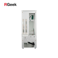 RGeek sin ventilador Mini ITX PC de juegos caso mini-itx caso Gabinete de la computadora con Video ranura para tarjeta