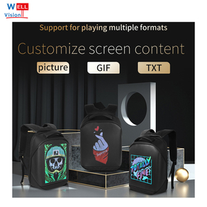 Bolsa Led programable con aplicación inteligente, mochila con pantalla de Visualización de publicidad Led portátil impermeable, mochila escolar moderna con luz Rgb Led - Product Image 6