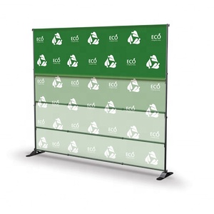 Pasos personalizados y conferencias <span class=keywords><strong>de</strong></span> <span class=keywords><strong>prensa</strong></span> gráficas repetidas, pancarta ajustable resistente - Product Image 3