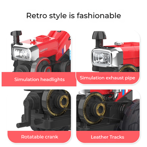 2024 nuevos juguetes eléctricos <span class=keywords><strong>para</strong></span> niños 12V batería Tractor <span class=keywords><strong>montable</strong></span> niños paseo eléctrico en coche - Product Image 2