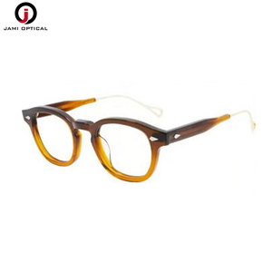 Monturas ópticas de acetato al por mayor, montura de gafas de alta calidad, monturas de gafas Unisex, gafas redondas de acetato - Product Image 6
