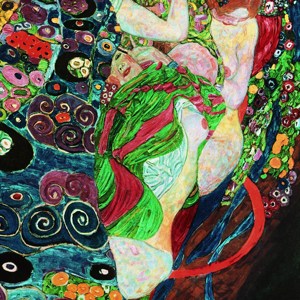 Reproduction abstraite de niveau musée du tableau de Gustav Klimt sur toile, utilisant une technologie numérique haute définition, impression écologique - Product Image 4