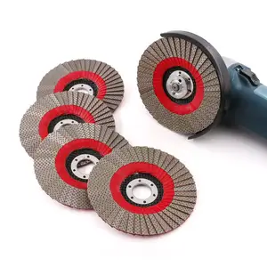 5 Inch 60/100/200/400 Grit Grinding Wheels Flap Sanding Abrasive Disc for Angle Grinder Diamond Sanding Pad