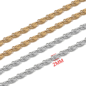 10 Meters/Roll18K PVD Gold Plated Stainless Steel Spiral <b>Rope</b> Chain Bulk Roll | DIY Jewelry Making & Necklace <b>Bracelet</b> Supplies - Product Image 1