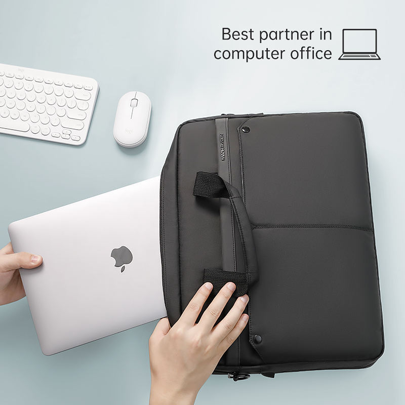 Mark Ryden Multi-Layer Waterproof Laptop Briefcase – Business Handbag & Sleeve - View 4