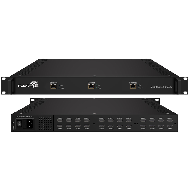 Catvscope CSP-3228S  Multi-Channel encoder 8/16/24inputs 8  SPTS   AND 1 MPTS  output  max 24  inputs