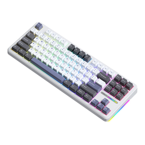 AULA F87 TKL Gaming 3 Mode BT con cable 2,4G inalámbrico RGB Teclado mecánico en inglés intercambiable en caliente - Product Image 3