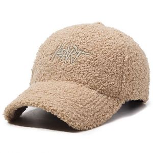 Wholesale Custom Embroidery Logo Winter Cozy Plush Warm Fluffy Hats New Trendy Furry <b>Baseball</b> <b>Cap</b> for <b>Women</b> - Product Image 6