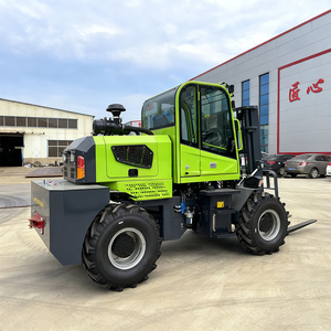 <span class=keywords><strong>CE</strong></span> ISO Offroad Gabelstapler 3m Hubhöhe 4WD 4x4 3.5ton 4WD Diesel All Rough Terrain Gabelstapler zu verkaufen - Product Image 6