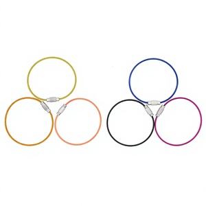 Yiwang ห่วงสายเคเบิลสแตนเลสหลากสีสำหรับแท็กกระเป๋า - Product Image 4