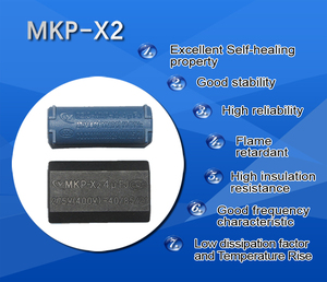 <span class=keywords><strong>MKP</strong></span>-<span class=keywords><strong>X2</strong></span> 5uF 275vac Loại pin tụ điện lưu trữ năng lượng phim hai mặt - Product Image 3