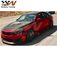 Capot avant en fibre de carbone style GTS pour BMW Série 3 E90 E92 E93 M3 M4, haute qualité, ajustement parfait, fixation par vis