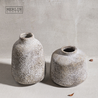 Vase nordique Merlin Living, décoration, porte-bougie, décoration d'intérieur, vase en céramique, mini vase à fleurs pour décoration en céramique