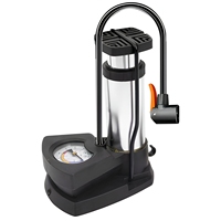 High Pressure Portable Mini Foot Bike Tire Pump Dual Valve Lightweight Cycling Foot Inflator for Mountain Road Bicycle