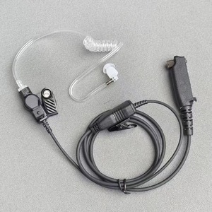 Auricolare Con Microfono Stile FBI Per Walkie Talkie Baofeng Baojie - PTT In-ear