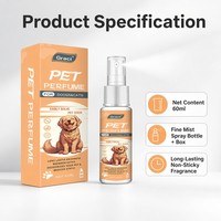 Parfum pour animaux Graci 60ml, parfum frais longue durée pour chien et chat, spray désodorisant antistatique, vente en gros, fabricant OEM ODM