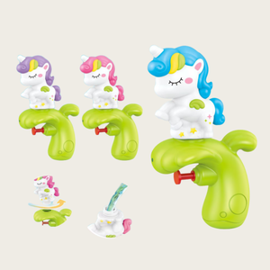 Little Horse Pistola de agua Bubble Stick CANDY TOYS Niños Dulces De Juguete - Product Image 6