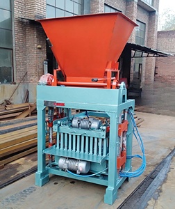 Machine manuelle hydraulique de fabrication de blocs creux en cendres volantes avec moteur vibrant et moteur de 4,8 kW - Product Image 3