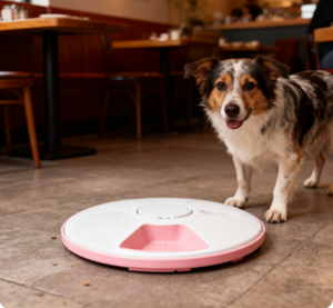 Pengumpan Hewan Peliharaan Cerdas <span class=keywords><strong>2026</strong></span> Desain Baru Enam Lubang dengan Pengaturan Waktu dan Pengingat Musik Kuantitatif untuk Anjing dan Kucing - Product Image 3