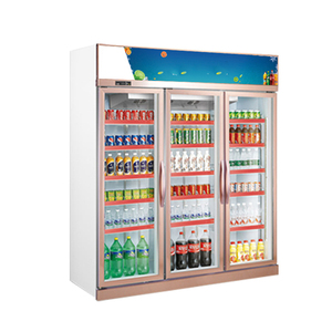 2025 Vitrina de doble puerta Refrigerador de exhibición de bebidas/Exhibición de bebidas <span class=keywords><strong>Nevera</strong></span>/Refrigerador de exhibición de supermercado/Congelador vertical Azul - Product Image 5