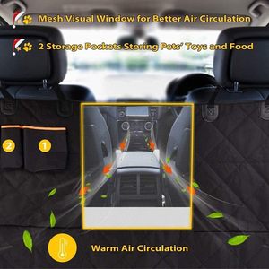 High Quality Waterproof Dog Car Seat Covers for <b>Back</b> Seat Dog Car Hammock <b>Protector</b> Mesh Window Pet Non-slip Dog Car Seat Cover - Product Image 2