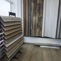 Suelos SPC LVT LVP Antideslizantes para Interiores, Losetas de Vinilo PVC con Sistema de Click, Losetas de Plástico Encastrables, Superficie de Parqué para Apartamentos