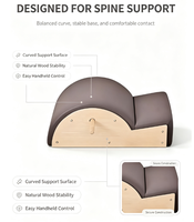 Correcteur de posture en bois d'érable MJD, machine de Pilates de qualité professionnelle, adaptée aux séances de Pilates et de yoga.