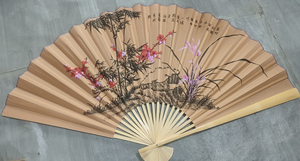 Custom Logo Bamboe Handventilator Hoge Premium Promotie Opvouwbare Ventilator Chinese Stijl Woonkamer Achtergrond Muur Grote Hangende Ventilator - Product Image 5